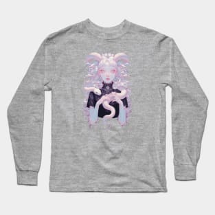 Albino Snake Long Sleeve T-Shirt